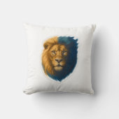 Lion Artwork - Bicolor Kissen (Vorderseite)