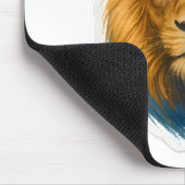 Lion Artwork - Bicolor Mousepad (Ecke)