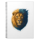 Lion Artwork - Bicolor Notizblock (Vorderseite)