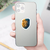Lion Artwork - Bicolor Sticker (Telefon)