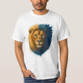 Lion Artwork - Bicolor T-Shirt