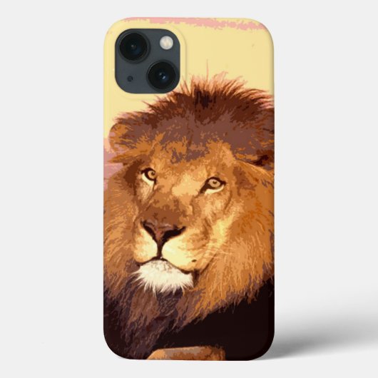 Lion Artwork Case-Mate iPhone Hülle (Rückseite)