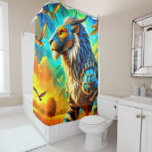 Lion Artwork Duschvorhang (Beispiel)