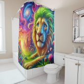 Lion Artwork Duschvorhang (Beispiel)