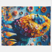 Lion Artwork Fleecedecke (Vorderseite (Horizontal))
