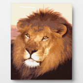 Lion Artwork Fotoplatte (Vorderseite)