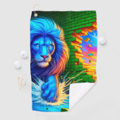 Lion Artwork Golfhandtuch (Insitu)