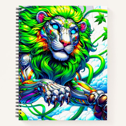 Lion Artwork Notizblock (Vorderseite)