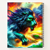 Lion Artwork Notizblock (Rückseite)