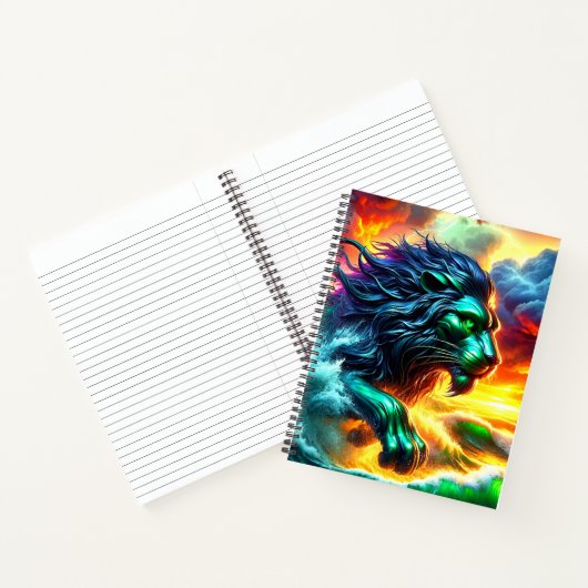 Lion Artwork Notizblock (Innenseite)