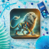 Lion Artwork Pappteller (Party)