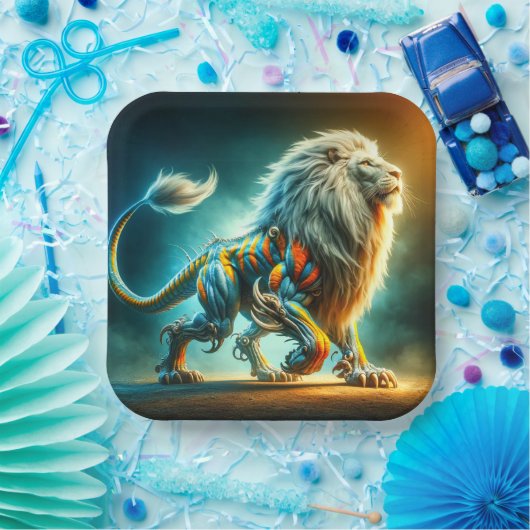 Lion Artwork Pappteller (Party)