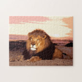 Lion Artwork Puzzle (Horizontal)