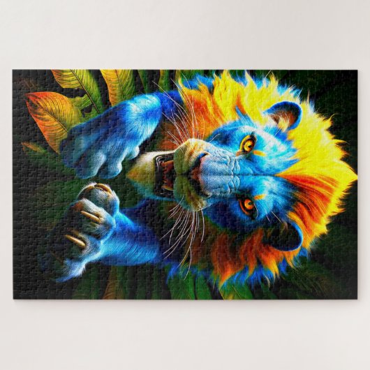 Lion Artwork Puzzle (Horizontal)