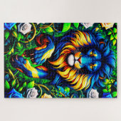 Lion Artwork Puzzle (Horizontal)