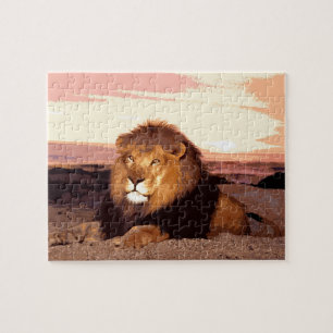 Lion Artwork Puzzle
