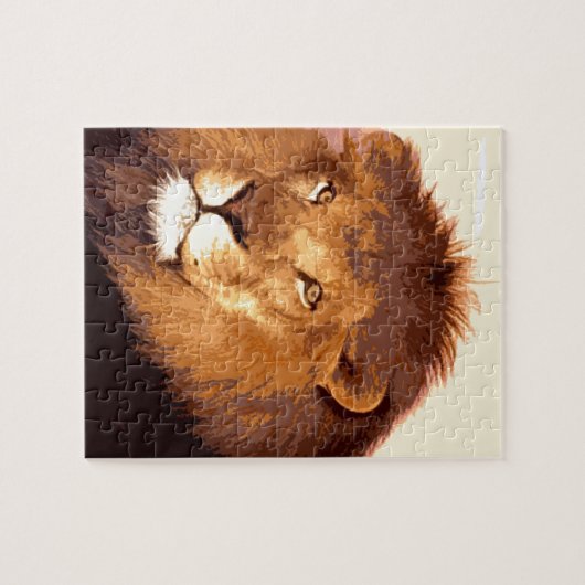 Lion Artwork Puzzle (Horizontal)