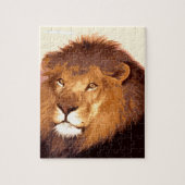 Lion Artwork Puzzle (Vertikal)