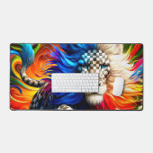 Lion Artwork Schreibtischunterlage (Tastatur & Maus)