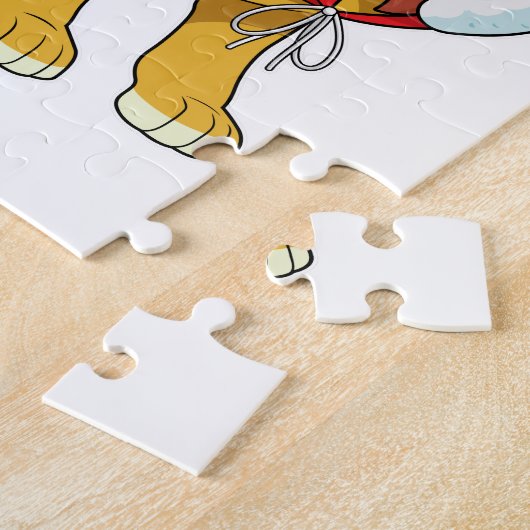 Lion as King with Crown & Cape Puzzle (Seite)