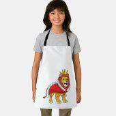 Lion as King with Crown & Cape Schürze (Insitu)