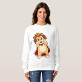 Lion as King with Crown.PNG Sweatshirt (Vorne ganz)