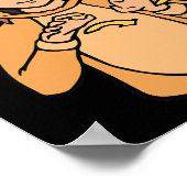 Lion ASL Hand Gesture Deaf Hörverlust Bewusstsein Poster (Ecke)
