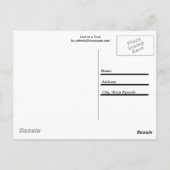 Lion auf einer rockigen Postkarte (Rückseite)