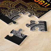 Lion auf meinen Sohn Manchmal ist es harter Vater Puzzle (Seite)