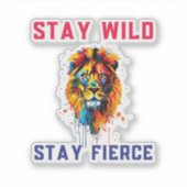 Lion Aufkleber (Vorderseite)