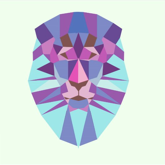 Lion Aufkleber (Vorderseite)