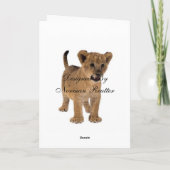 Lion Baby Card Karte (Rückseite)