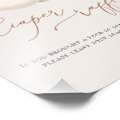 Lion Baby Cloud Balloon Windeln Raffel-Zeichen Fotodruck (Ecke)