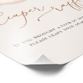 Lion Baby Cloud Balloon Windeln Raffel-Zeichen Fotodruck (Ecke)