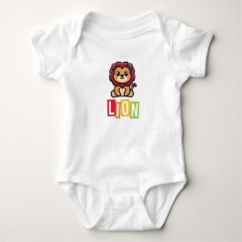 Lion Baby Jersey Bodysuit Baby Strampler