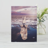 Lion Baby Lion wird aufwachsen Save The Date (Stehend Vorderseite)