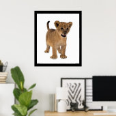 Lion Baby Poster (Heimbüro)