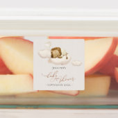 Lion Baby Shower Labels Etiketten (Befestigt)