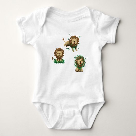 Lion Baby Strampler (Vorderseite)
