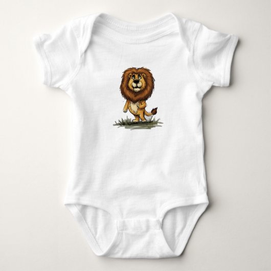 Lion Baby Strampler (Vorderseite)