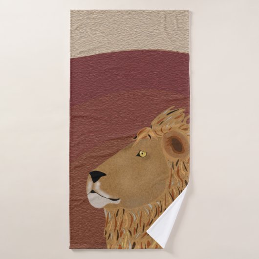 Lion Bath Handtuch Badehandtuch (Badehandtuch)