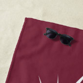 Lion Beach Handtuch rot - Ihre Farben (Beispiel)