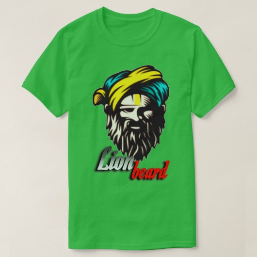 Lion beard T-Shirt (Design vorne)