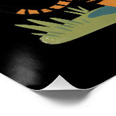 Lion Best Daddy Ever Poster (Ecke)