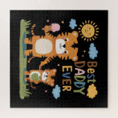Lion Best Daddy Ever Puzzle (Horizontal)