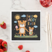 Lion Best Daddy Ever Serviette (Beispiel)