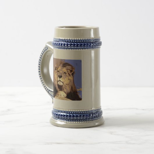 Lion Bierglas (Vorderseite Links)