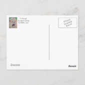 Lion Big Cat Wildlife Realist Art Postkarte (Rückseite)