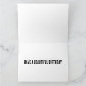 LION BIRTHDAY GREETING CARD KARTE (Innenseite)