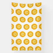 Lion Birthday Kids Art Banner (Vertikal)